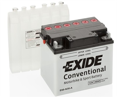 EXIDE E60-N30-A Číslo výrobce: DIN : 4943. EAN: 3661024033619.