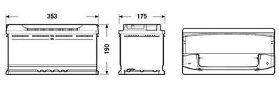 EXIDE EA1000 Číslo výrobce: 60044GUG. EAN: 3661024034258.