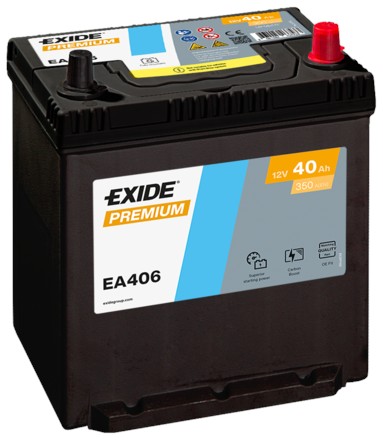 EXIDE EA406 Číslo výrobce: 53504GUG. EAN: 3661024034104.