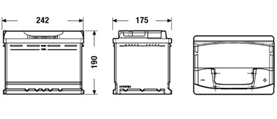 EXIDE EA640 EAN: 3661024034227.