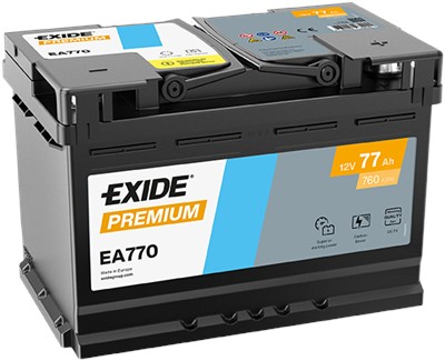 EXIDE EA770 Číslo výrobce: 44444. EAN: 3661024034241.
