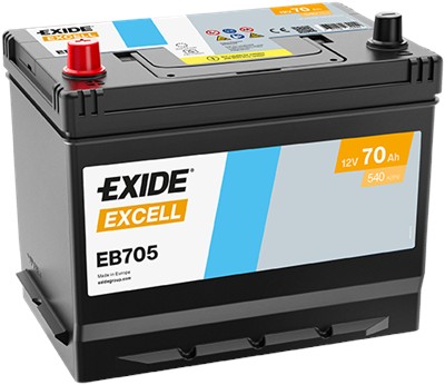 EXIDE EB705 Číslo výrobce: 57024GUG. EAN: 3661024034449.