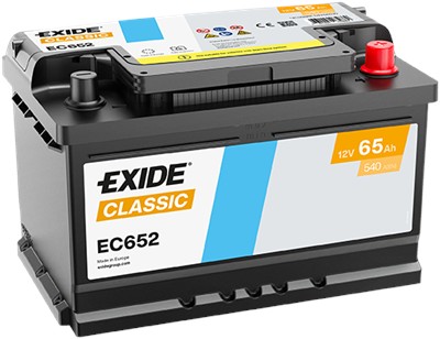 EXIDE EC652 Číslo výrobce: 563 18. EAN: 3661024034869.
