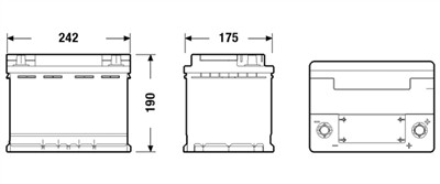 EXIDE EK620 Číslo výrobce: 560 901 068. EAN: 3661024037891.