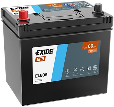 EXIDE EL605 Číslo výrobce: EFB60SS-1-ASIA. EAN: 3661024036566.