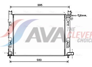 AVA QUALITY COOLING DAA2007 Číslo výrobce: 72519750. EAN: 4045385191611.