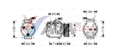 AVA QUALITY COOLING HDAK169 EAN: 4045385174737.