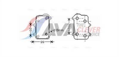 AVA QUALITY COOLING PR3063 Číslo výrobce: 70820914. EAN: 4045385170982.