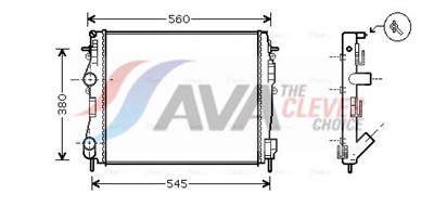 AVA QUALITY COOLING RT2309 Číslo výrobce: 376771791. EAN: 4045385053278.