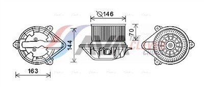 AVA QUALITY COOLING RT8577 Číslo výrobce: F664692J. EAN: 4045385193448.