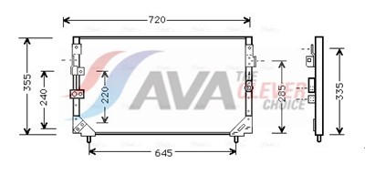 AVA QUALITY COOLING TO5225 Číslo výrobce: 351307121. EAN: 4045385016419.
