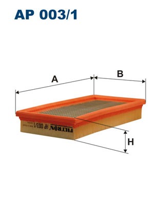 FILTRON AP 003/1 EAN: 5904608020031.