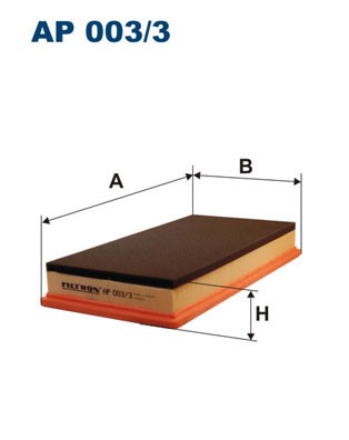 FILTRON AP 003/3 EAN: 5904608040039.