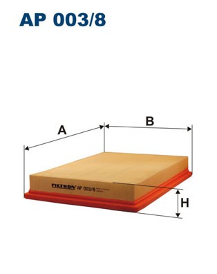 FILTRON AP 003/8 EAN: 5904608090034.