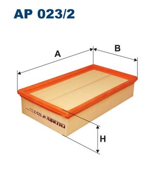 FILTRON AP 023/2 EAN: 5904608030238.