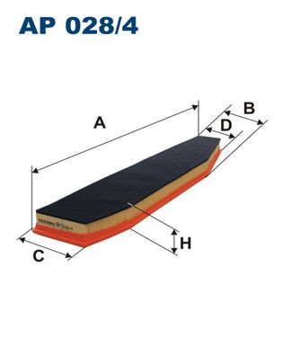 FILTRON AP 028/4 EAN: 5904608050281.
