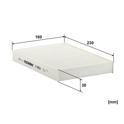 FILTRON K 1052 EAN: 5904608010520.