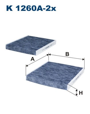 FILTRON K 1260A-2x EAN: 5904608902603.