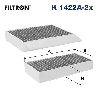 FILTRON K 1422A-2x EAN: 5904608904225.
