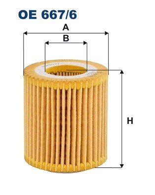 FILTRON OE 667/6 EAN: 5904608076670.