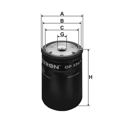 FILTRON OP 526/1 EAN: 5904608015266.