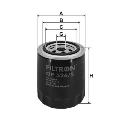 FILTRON OP 526/5 EAN: 5904608055262.