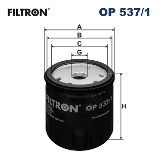 FILTRON OP 537/1 EAN: 5904608015372.