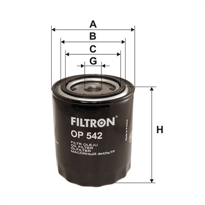 FILTRON OP 542 EAN: 5904608005427.