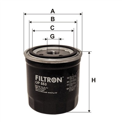 FILTRON OP 553 EAN: 5904608005533.