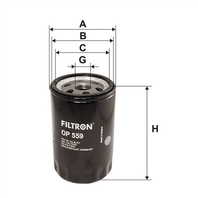 FILTRON OP 559 EAN: 5904608005595.