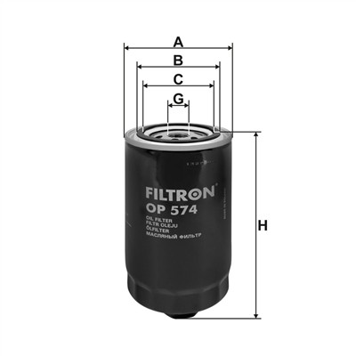 FILTRON OP 574 EAN: 5904608005748.