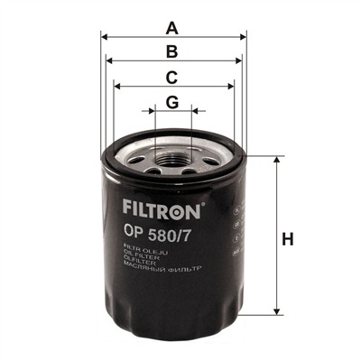 FILTRON OP 580/7 EAN: 5904608085801.