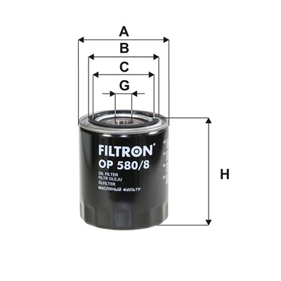FILTRON OP 580/8 EAN: 5904608095800.