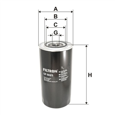 FILTRON OP 592/3 EAN: 5904608045928.