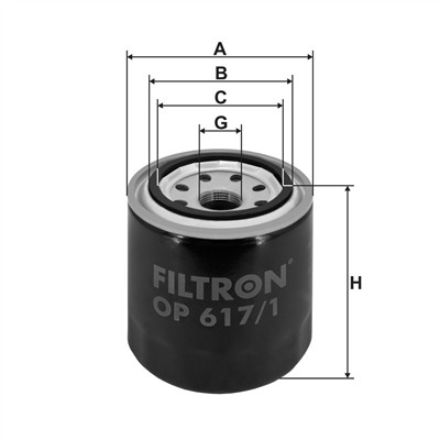 FILTRON OP 617/1 EAN: 5904608026170.