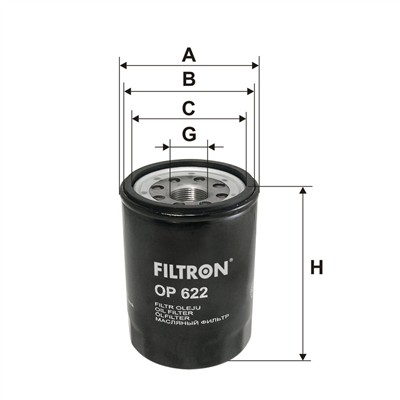 FILTRON OP 622 EAN: 5904608006226.