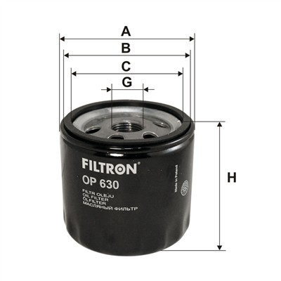 FILTRON OP 630 EAN: 5904608006301.