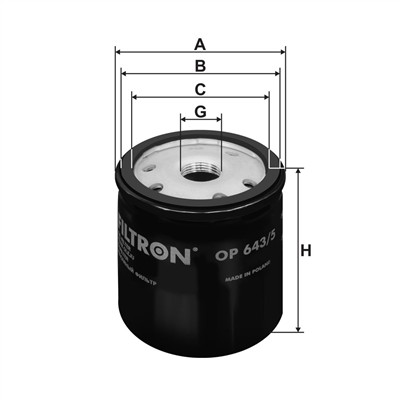 FILTRON OP 643/5 EAN: 5904608066435.