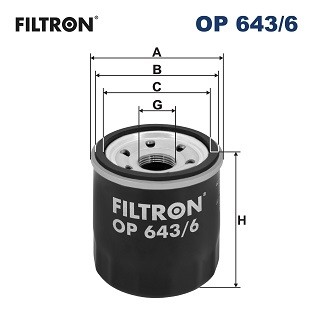 FILTRON OP 643/6 EAN: 5904608076434.