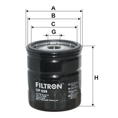 FILTRON OP 699 EAN: 5904608006998.