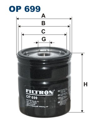 FILTRON OP 699 EAN: 5904608006998.