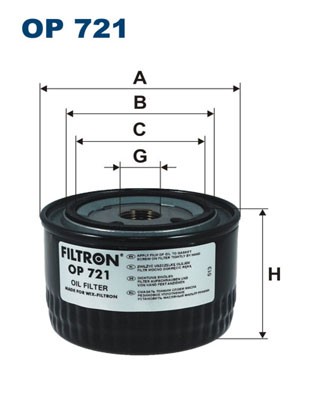 FILTRON OP 721 EAN: 5904608007216.