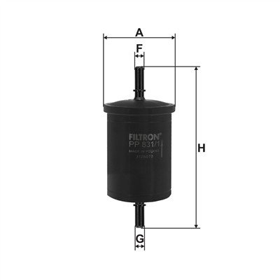 FILTRON PP 831/1 EAN: 5904608018311.