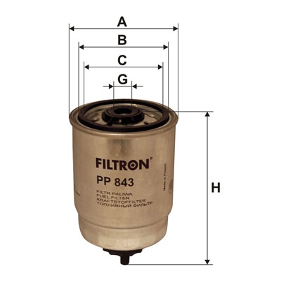FILTRON PP 843 EAN: 5904608008435.