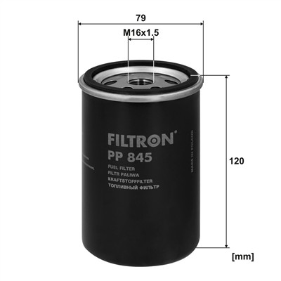 FILTRON PP 845 EAN: 5904608008459.