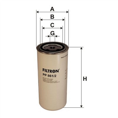 FILTRON PP 861/2 EAN: 5904608038616.