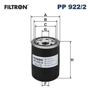 FILTRON PP 922/2 EAN: 5904608039224.