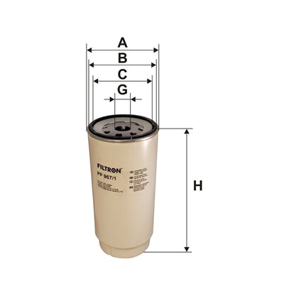 FILTRON PP 967/1 EAN: 5904608029676.