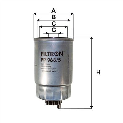 FILTRON PP 968/5 EAN: 5904608069689.