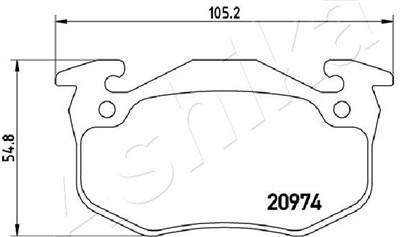 ASHIKA 51-00-0611 EAN: 8052553302256.